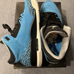 Air Jordan Retro 3 Powder Blue Size 10
