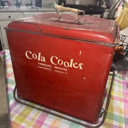 Antique Coca-Cola Cooler