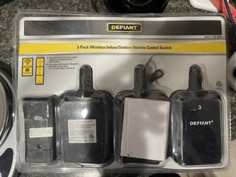 3-pack Wireless Indoor/outdoor Remote Control Switch
