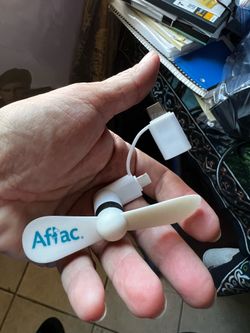 Portable fan for android phones