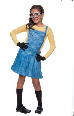 Pixar minion movie girl costume size 6