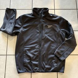 Men’s Size 2XL Reebok Zip Fleece Jacket Warm 