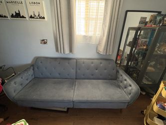 Blue Futon Couch