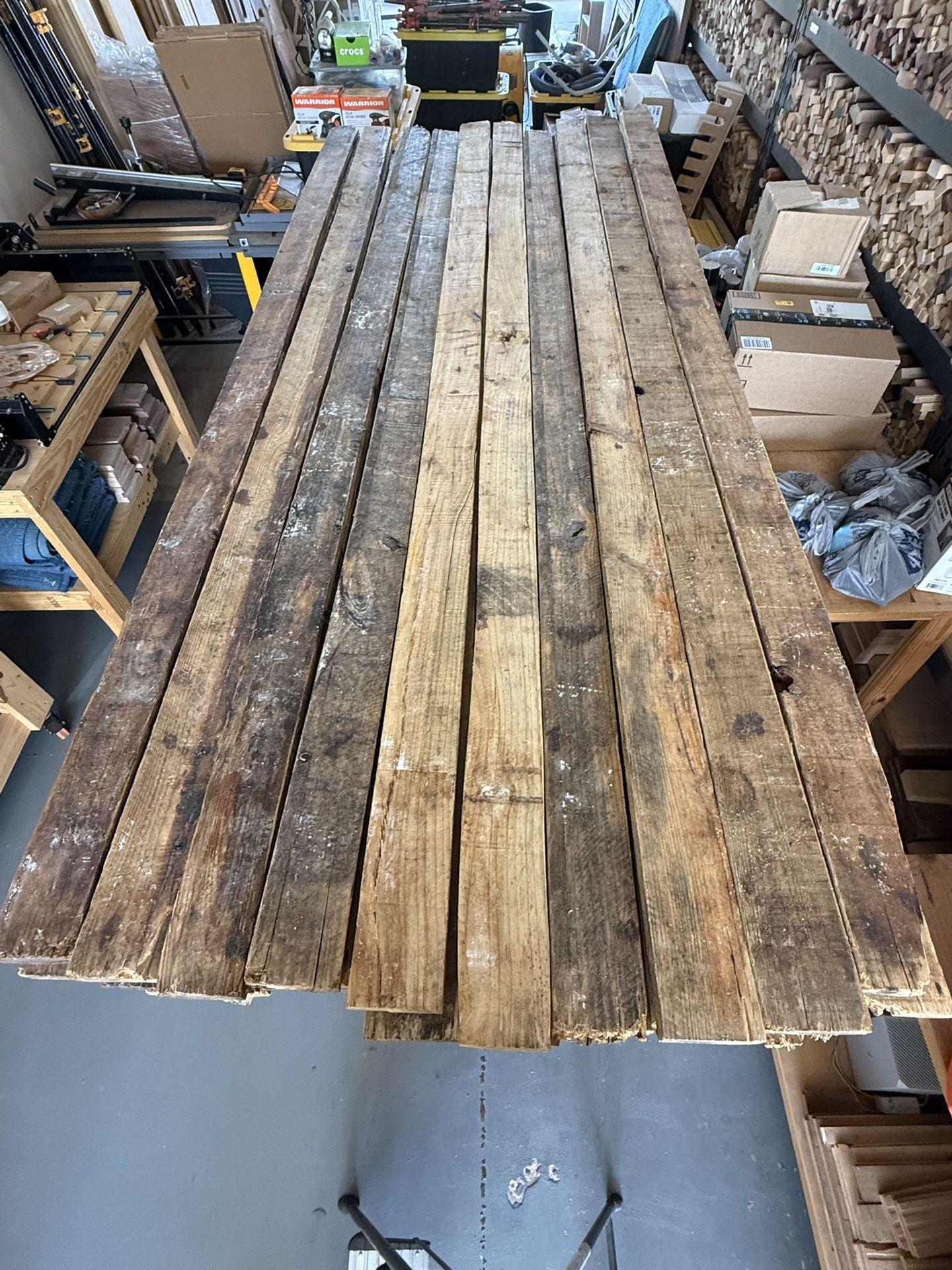 Reclaimed Antique Heart Pine Lumber 500Sf Bundle Photo Inspiration