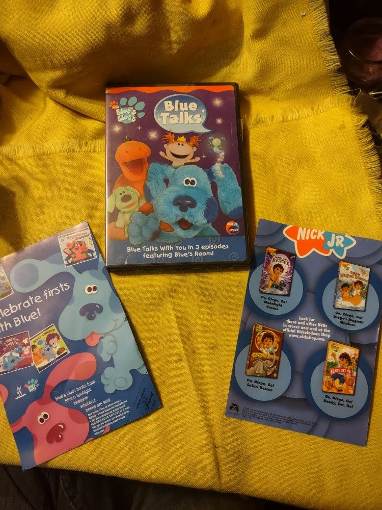 Rare Blues Clues TALKS Dvd 4 Episodes