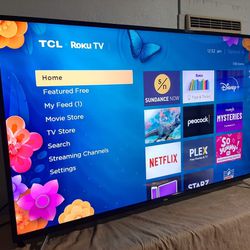 🟦TCL 65"   4K  SMART TV  LED  HDR  With  APPLE TV   DOLBY  VISION  FULL  UHD  2160p🟩 ( FREE  DELIVERY ) 🟧 NEGOTIABLE 🟥