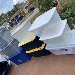 9 Storage Containers/totes