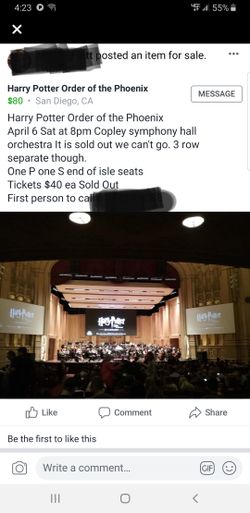 Harry Potter symphony tickets