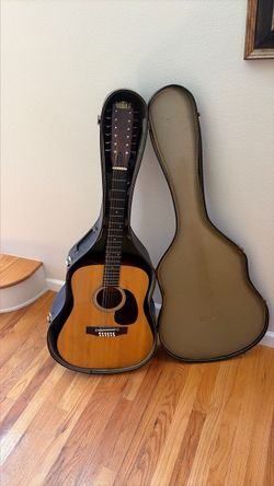Matao 12-String Acoustic Guitar with Hard Case