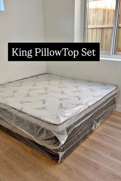 14" Pillowtop Mattress Set! Available in Twin Full Queen & King Szies | Pickup & Delivery!!
