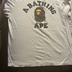 white bape shirt 