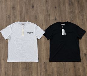 🔥 Essentials Fear of God T-Shirts | Black & Gray | Sizes S & M | Brand New