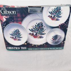 Vintage Christmas Dinnerware - 2 Boxes Available $20 Each