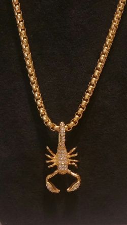 Escorpión Collar Gold Plated!!!