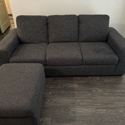Couch With Ottoman 