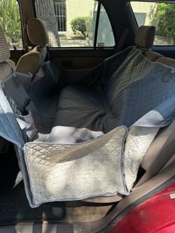 Dog Car Seat Cover - Grey