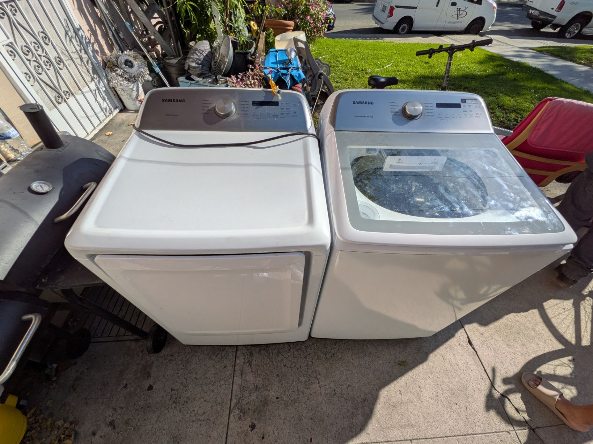 Washer and dryer