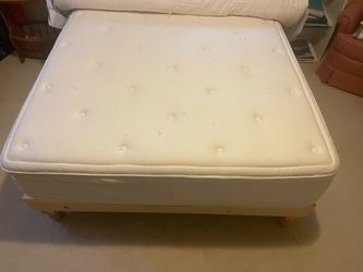 Full size bed with frame