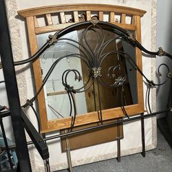 King Bed frame Box Spring Headboard Must Go