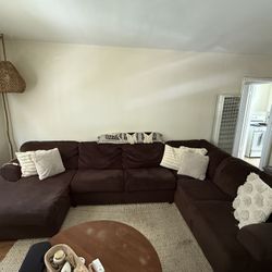 COMFIEST Large Brown Sectional