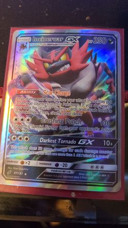 POKEMON INCINEROAR FULL ART HOLOGRAPHIC RARE CARD - ***PROXY ORICA TOKE ** KIDS TOY GAME NINTENDO