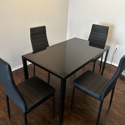Small Dining Table and 4 Chairs