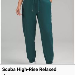 Lululemon Scuba HR Relaxed Jogger Fleece Lined