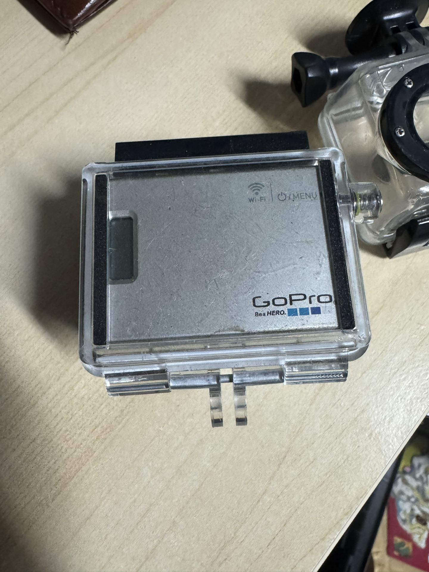 GoPro With Waterproof Case/lens
