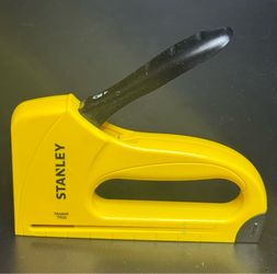 Stanley TR35 light duty yellow plastic staple gun