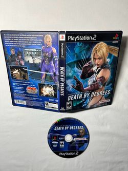 DEATH BY DEGREES PS2 PLAYSTATION CIB Missing TEKKEN 5 Demo Disc MINT