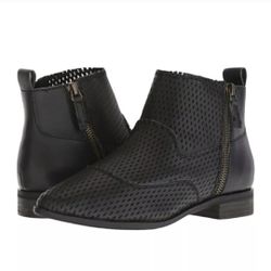 KELSI DAGGER BROOKLYN  Alaska Womens Leather Perforated Booties 6.5
