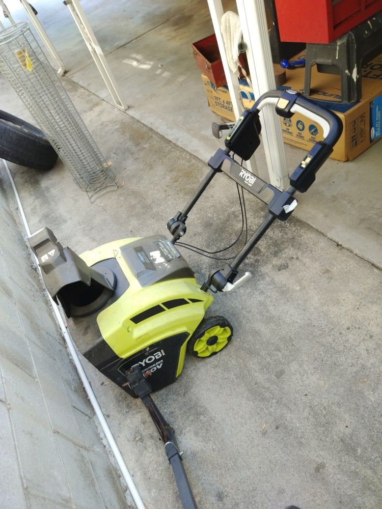Ryobi Snowblower 40 Volt