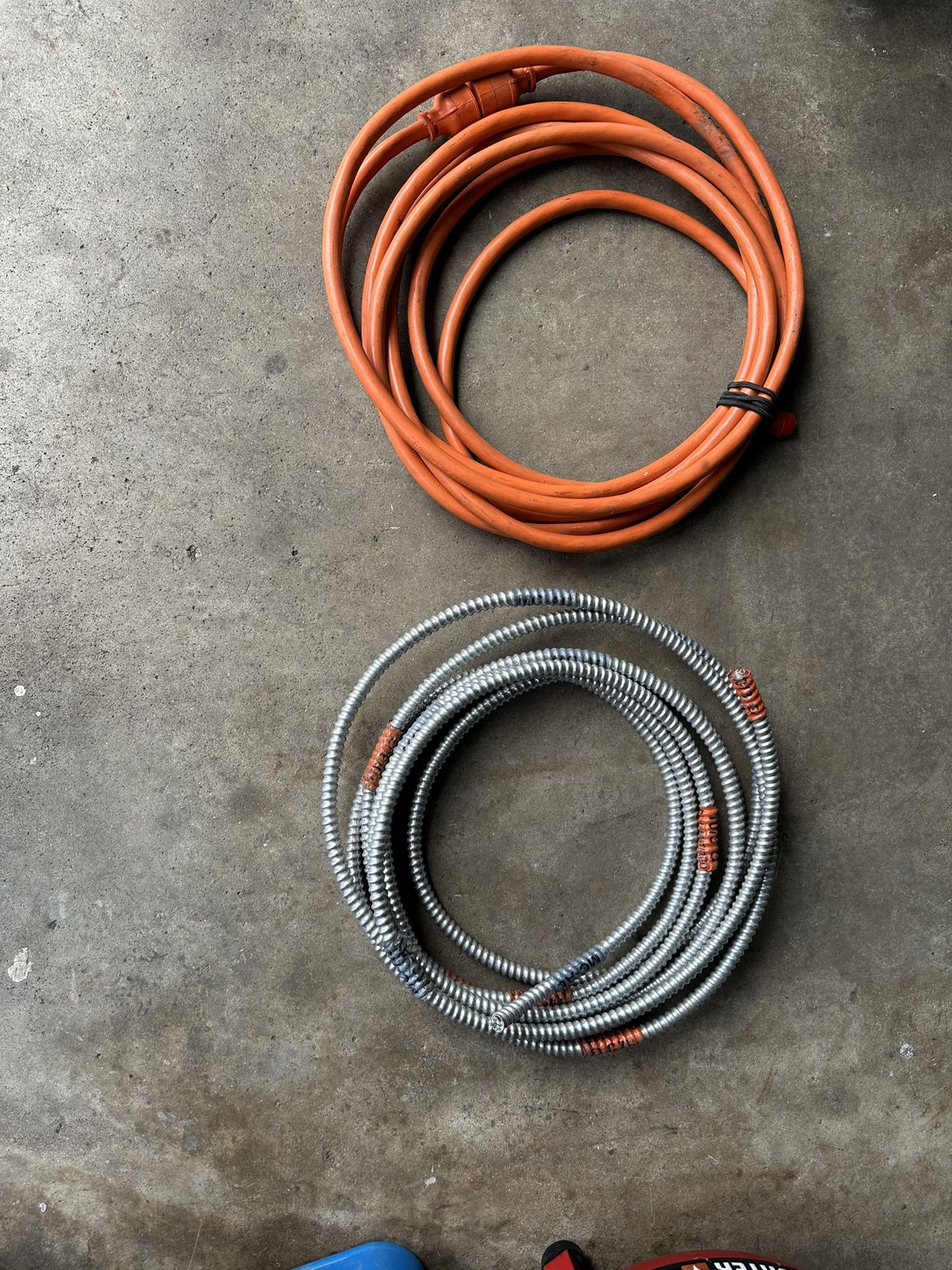 25’ -10/3 Extension Cord & 10/3 BX Cable/ $20