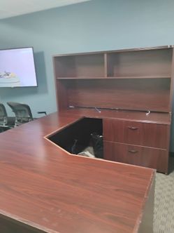 3 way desk set and drawers free delivery