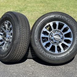 NEW 18" Ford F-250 wheels A/T tires rims F250 oem F350 Load E 8x170 F-350