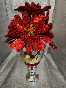 Bouquet of makeshift flowers