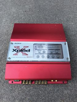 SONY XPLOD XM-752EQX  Car Audio 400W Amp Amplifier UNTESTED 