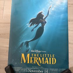 Original Disney Teaser Movie Poster - The Little Mermaid