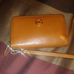 Brown MK Wallet 