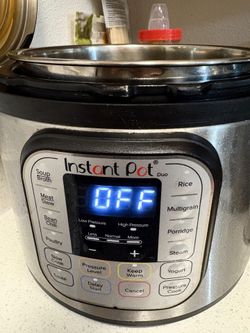 Instant pot cooker