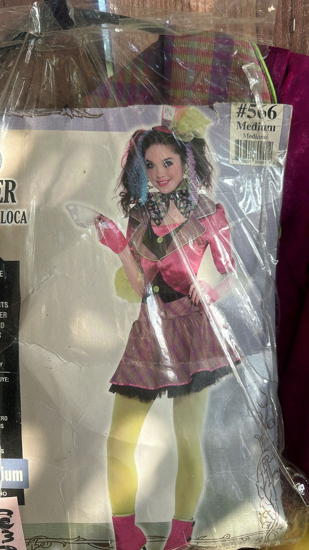 Halloween π Costume Mad Hatter Size Medium