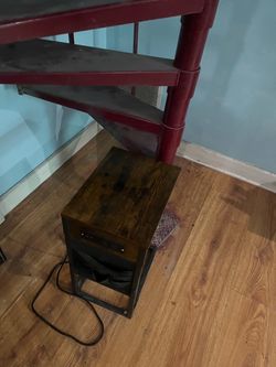 Side Table with Charging port 16x12