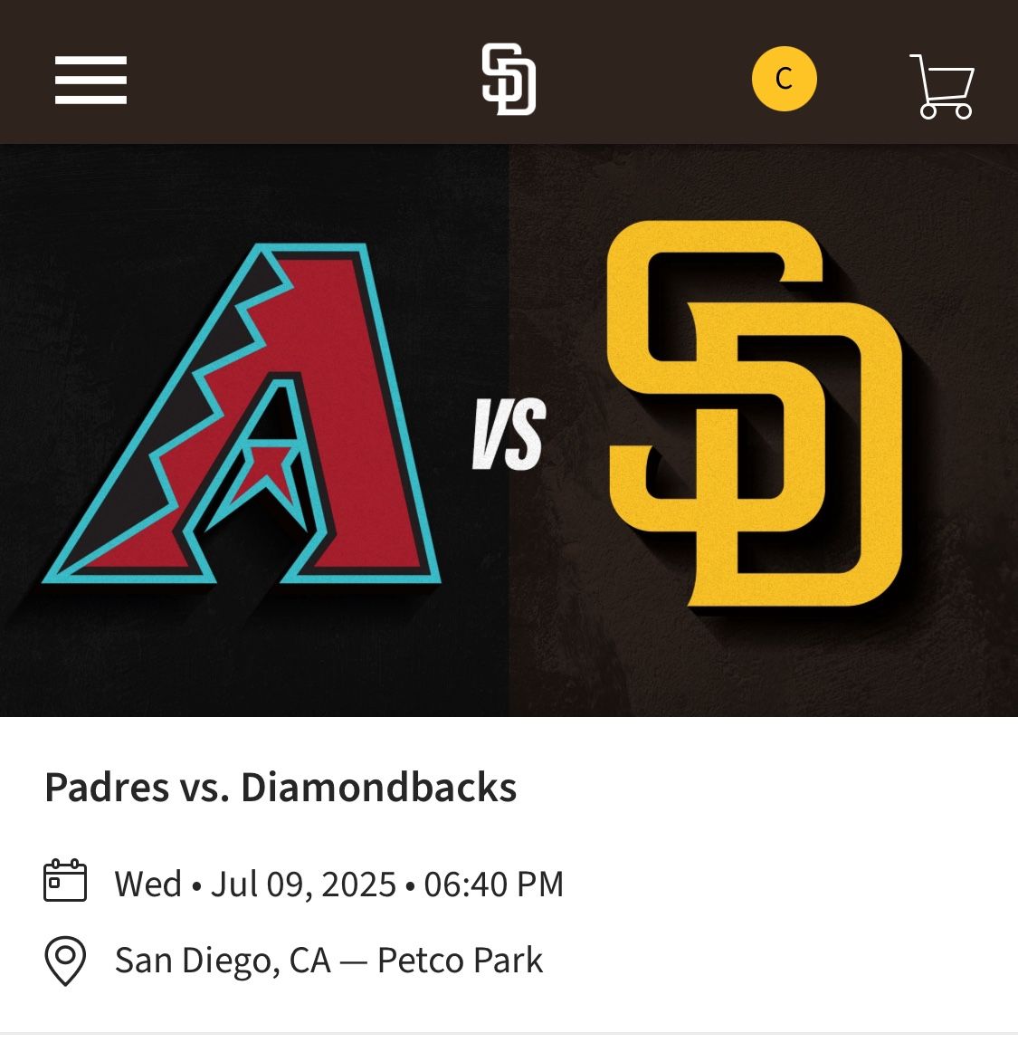Padres Vs Diamondbacks City Connect Straw Hat