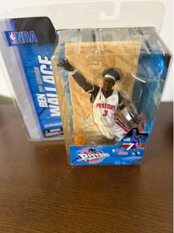 McFarlane NBA 7 Ben Wallace Afrovariant White/Jersey very Rare