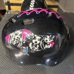 Used Monster High Helmet bike Youth 8-12