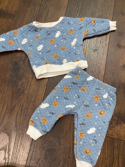 Boys pumpkin sweater and pants size 9/12 months by Lila & Jack #20