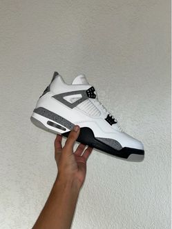 Jordan 4 white cement sz 10