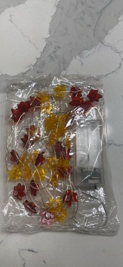 Leaf String Lights Battery Operated