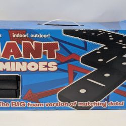 Pressman Giant Dominoes Foam Double Six Set 28pc Indoor Outdoor Kids Game

