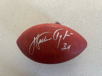 Walter Payton signed Wilson NFL Football with Payton coa